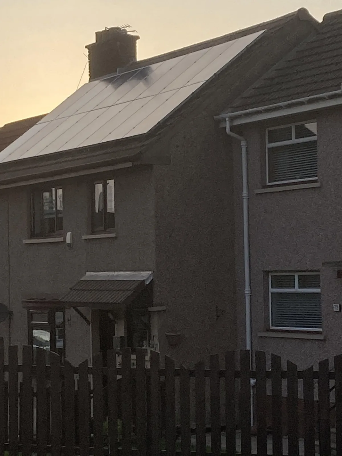 FLO solar array installed across the roof of a Scottish home